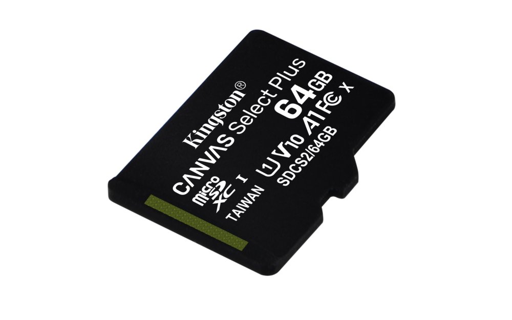 Kingston Technology Canvas Select Plus flashgeheugen 64 GB MicroSDXC UHS-I Klasse 10 – 1