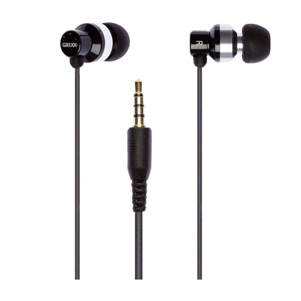 Grixx Optimum Headphone In-Ear Black – 0