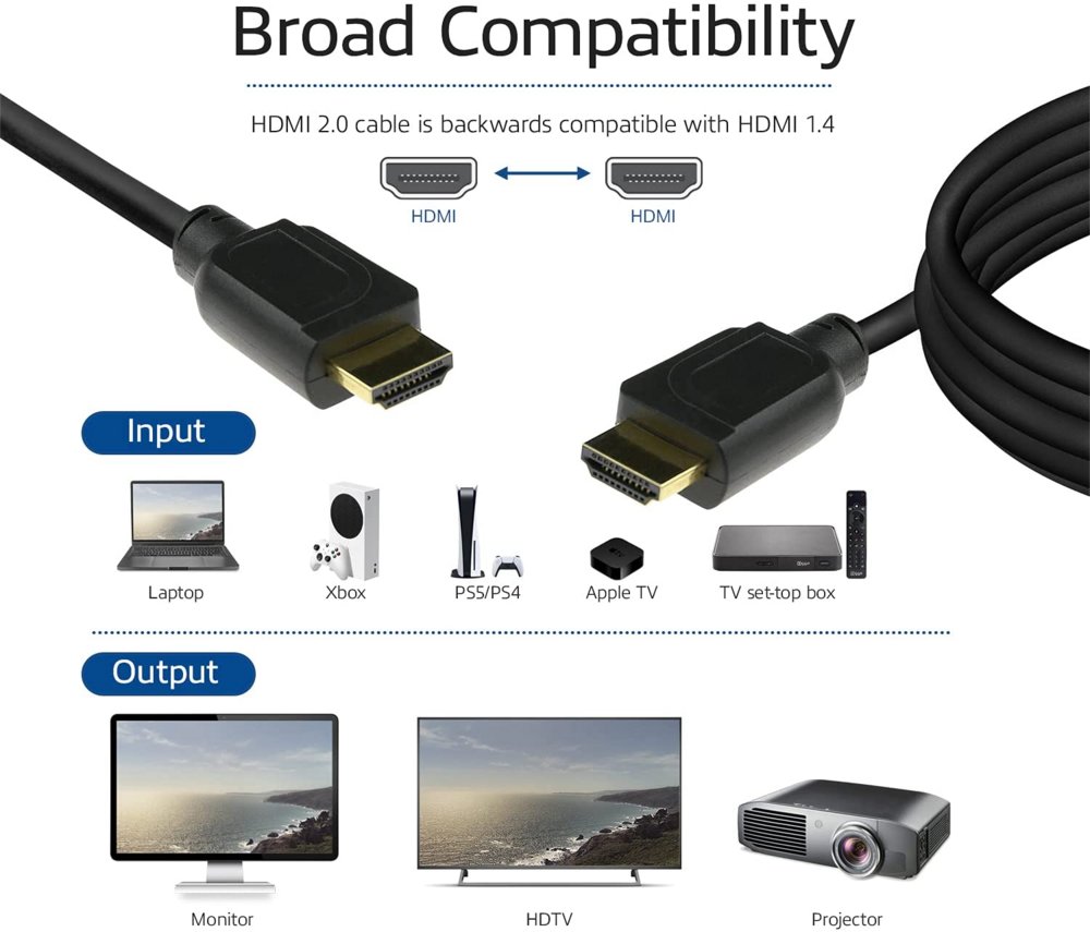 ACT AK3941 HDMI kabel 0,5 m HDMI Type A (Standaard) Zwart – 2