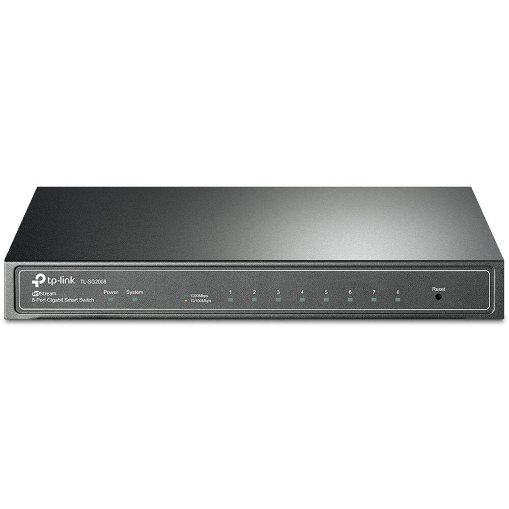 TP-Link TL-SG2008 Managed Gigabit Ethernet (10/100/1000) Zwart – 0