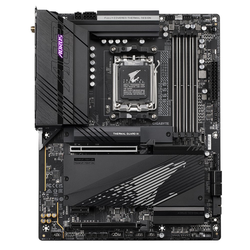 Gigabyte B650 AORUS PRO AX moederbord AMD B650 Socket AM5 ATX – 0
