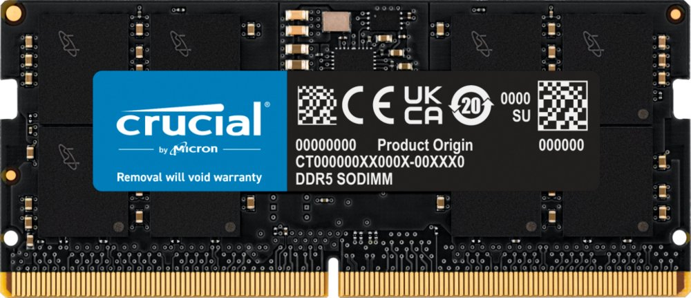 Crucial CT16G48C40S5 geheugenmodule 16 GB 1 x 16 GB DDR5 4800 MHz – 0