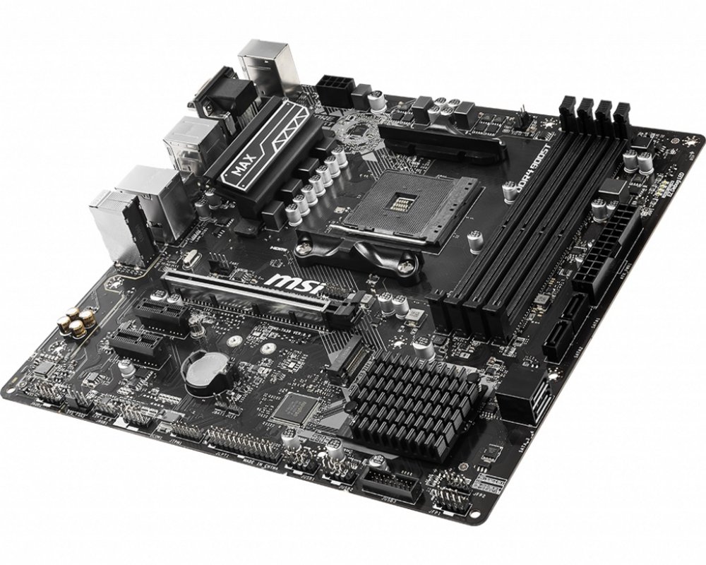 MB MSI B450M Pro-VDH / Am4 / B450 / 4xDDR4 / Micro-ATX – 3