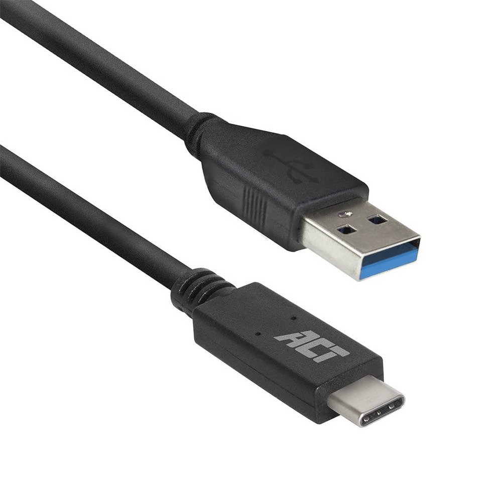 ACT AC7417 USB-kabel 2 m USB 3.2 Gen 1 (3.1 Gen 1) USB C USB A Zwart – 0