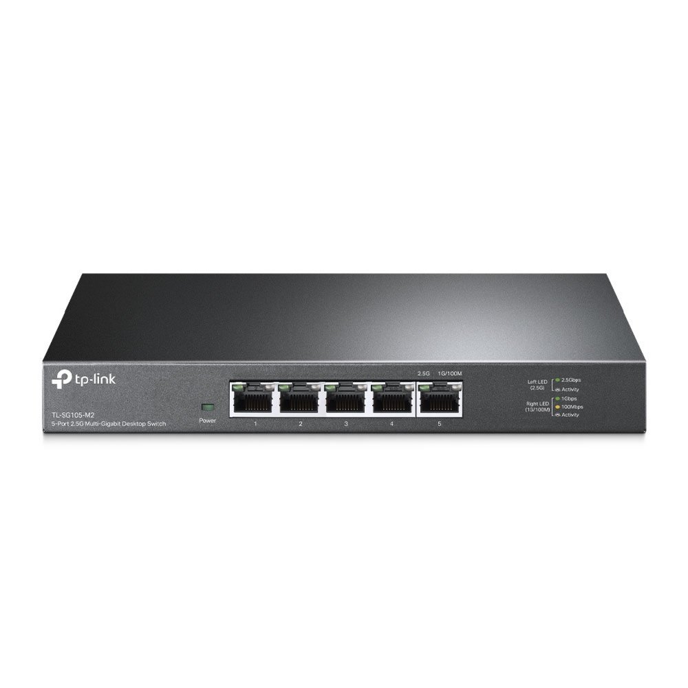 TP-LINK TL-SG105-M2 netwerk-switch Unmanaged Gigabit Ethernet (10/100/1000) Zwart – 1