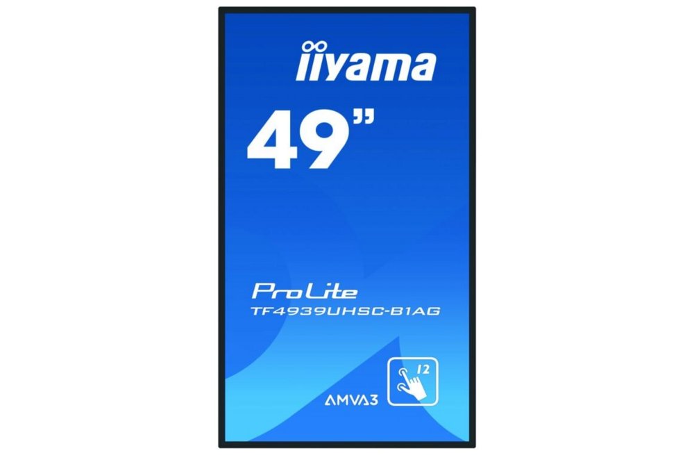 iiyama ProLite TF4939UHSC-B1AG computer monitor 124,5 cm (49″) 3840 x 2160 Pixels 4K Ultra HD LED Touchscreen Multi-gebruiker Zwart – 4