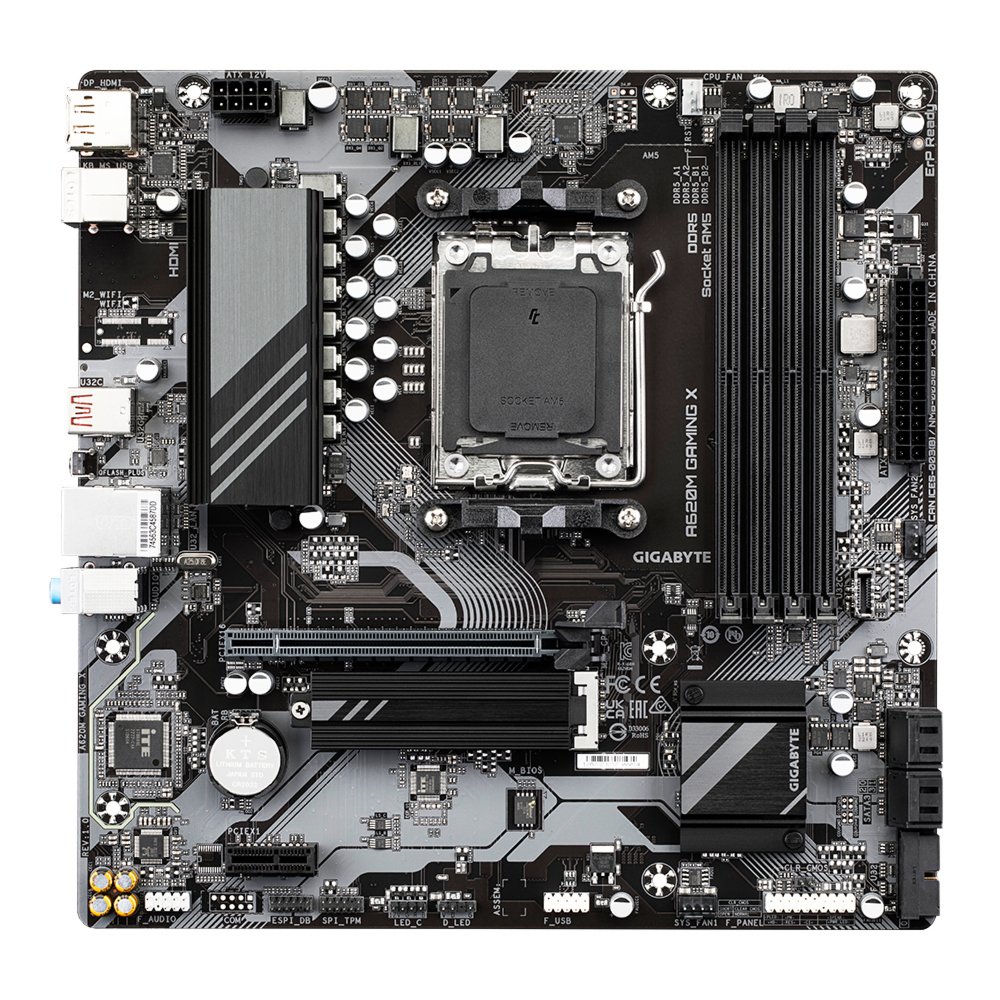 Gigabyte A620M GAMING X moederbord AMD A620 Socket AM5 micro ATX – 0