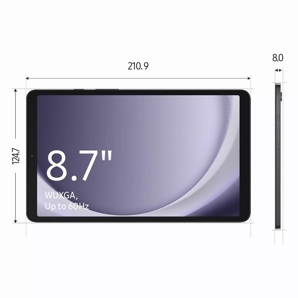 Samsung Galaxy Tab SM-X110NZAAEUB tablet 64 GB 22,1 cm (8.7″) Mediatek 4 GB Wi-Fi 5 (802.11ac) Android 13 Grafiet – 1