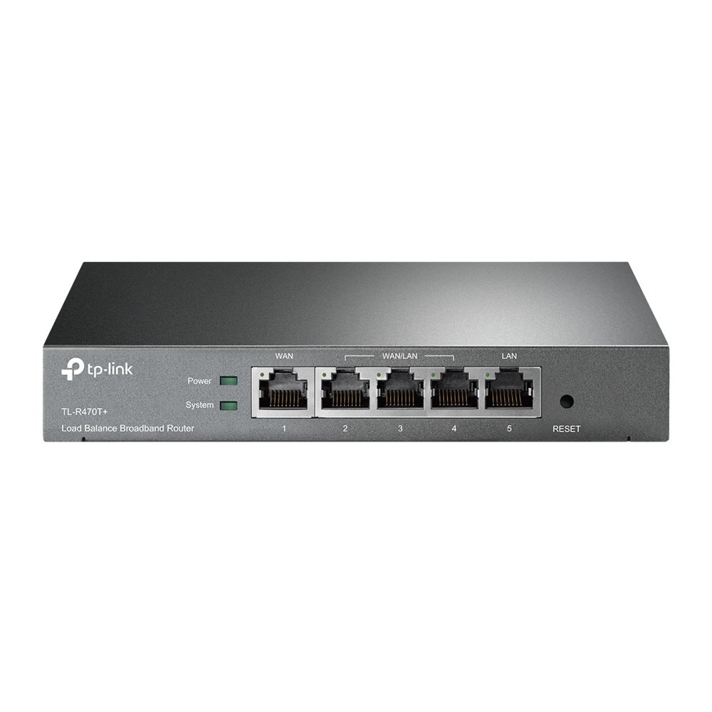 TP-LINK TL-R470T+ bedrade router Fast Ethernet Zwart – 0