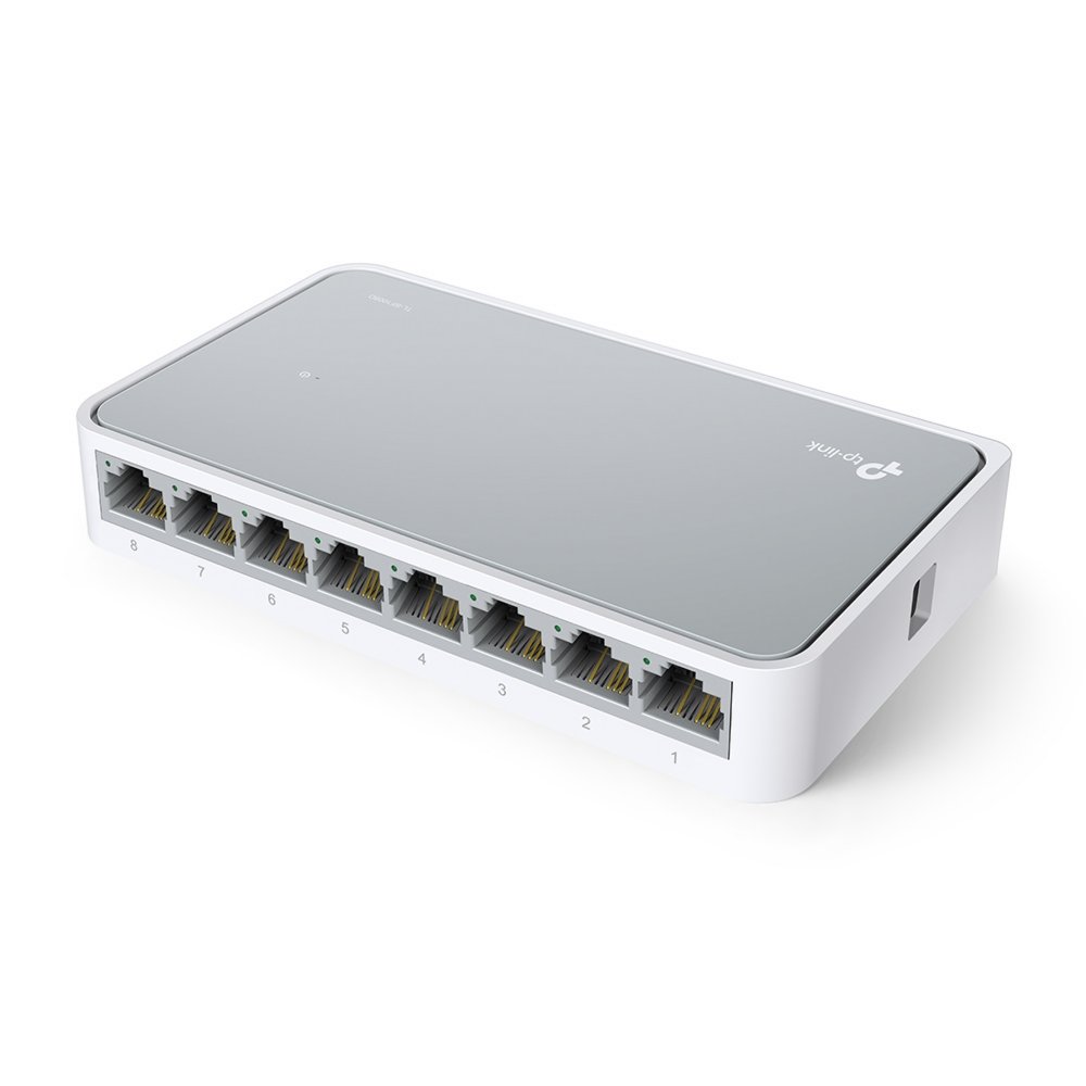 TP-LINK TL-SF1008D Unmanaged Fast Ethernet (10/100) Wit – 2