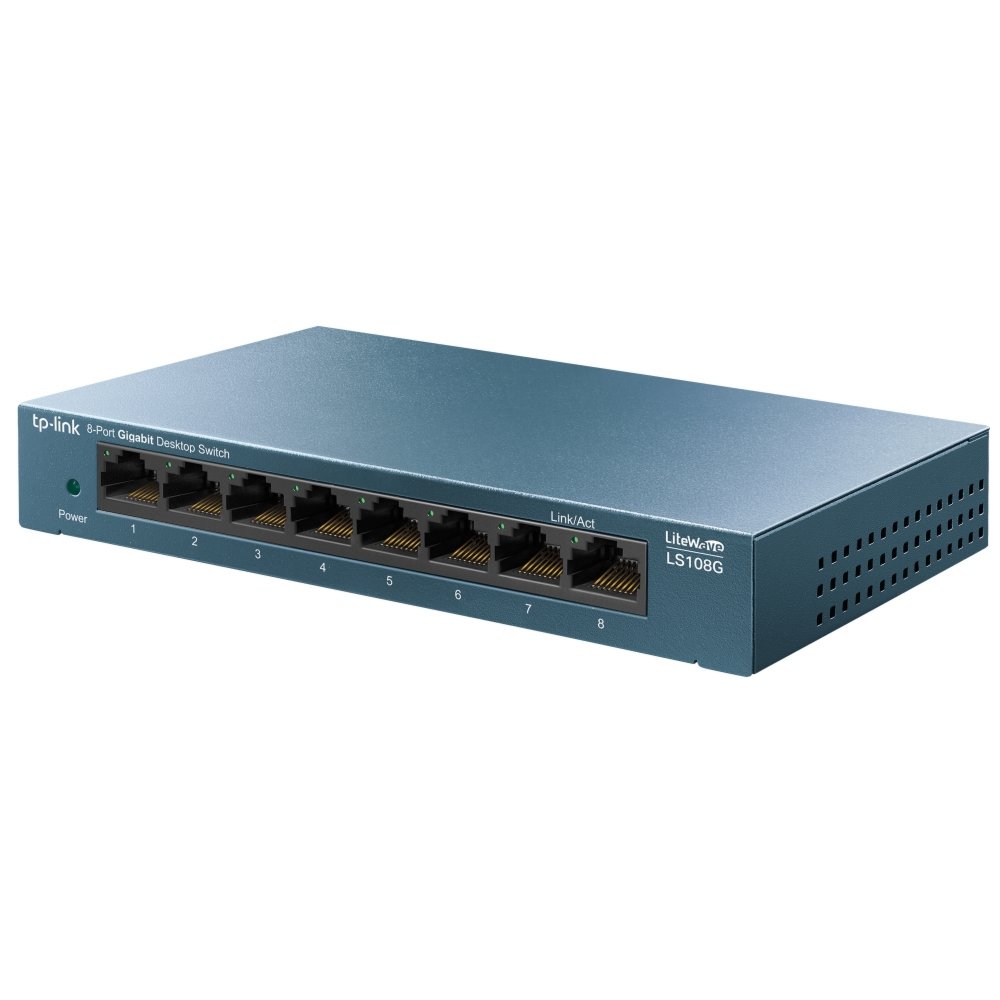 TP-LINK LS108G Unmanaged Gigabit Ethernet (10/100/1000) Blauw – 2