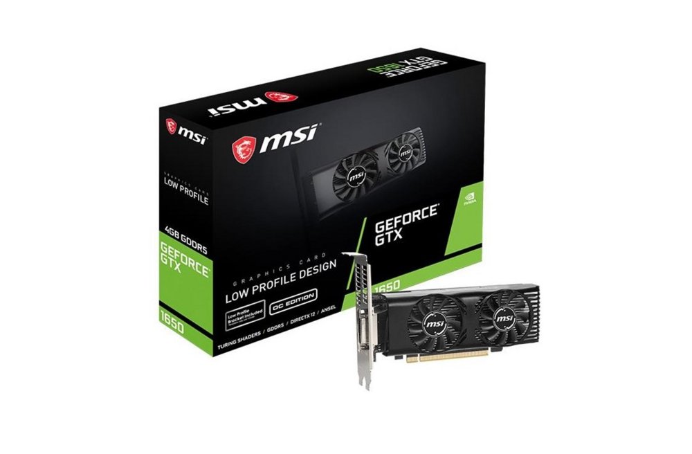 MSI GeForce GTX 1650 4GT LP OC – 0