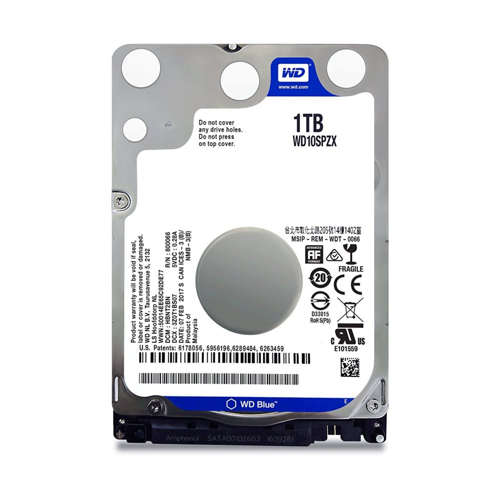 Western Digital Blue 2.5″ 1000 GB SATA III – 0