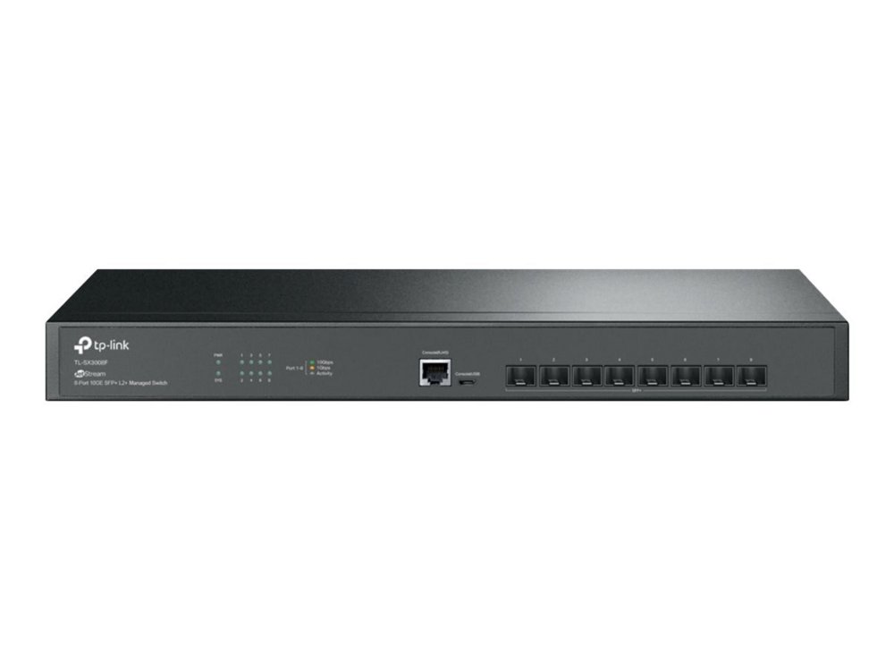 TP-LINK TL-SX3008F netwerk-switch Managed L2+ Geen Zwart – 0