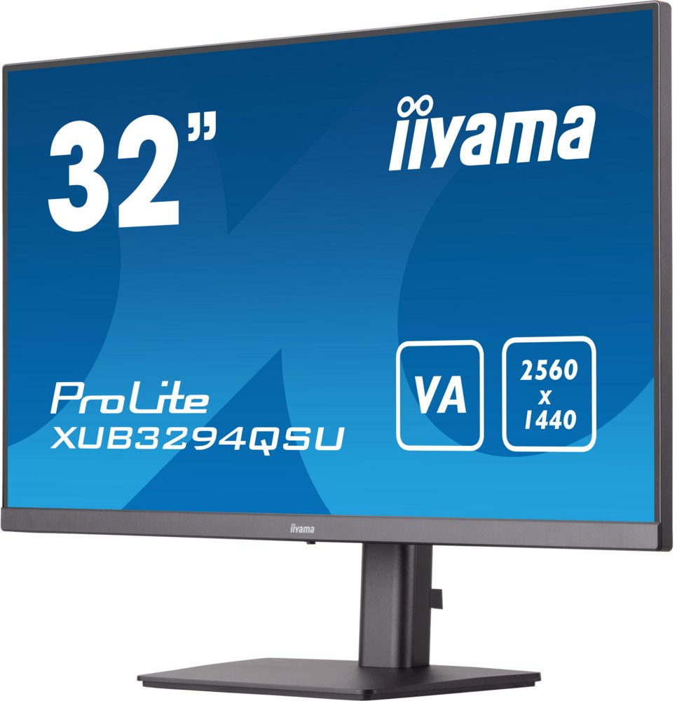 iiyama ProLite XUB3294QSU-B1 computer monitor 80 cm (31.5″) 2560 x 1440 Pixels Wide Quad HD LCD Zwart – 4