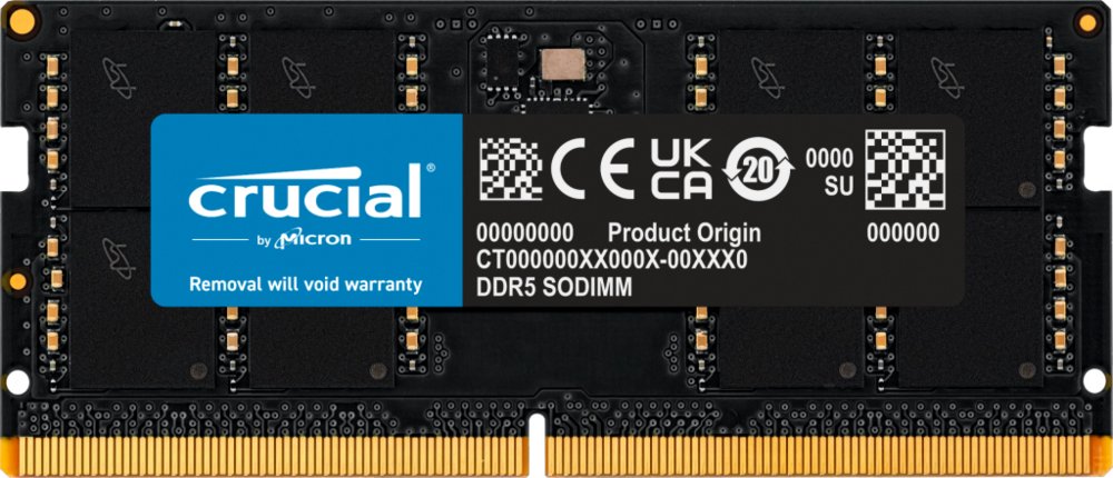 Crucial CT32G48C40S5 geheugenmodule 32 GB 1 x 32 GB DDR5 4800 MHz – 0