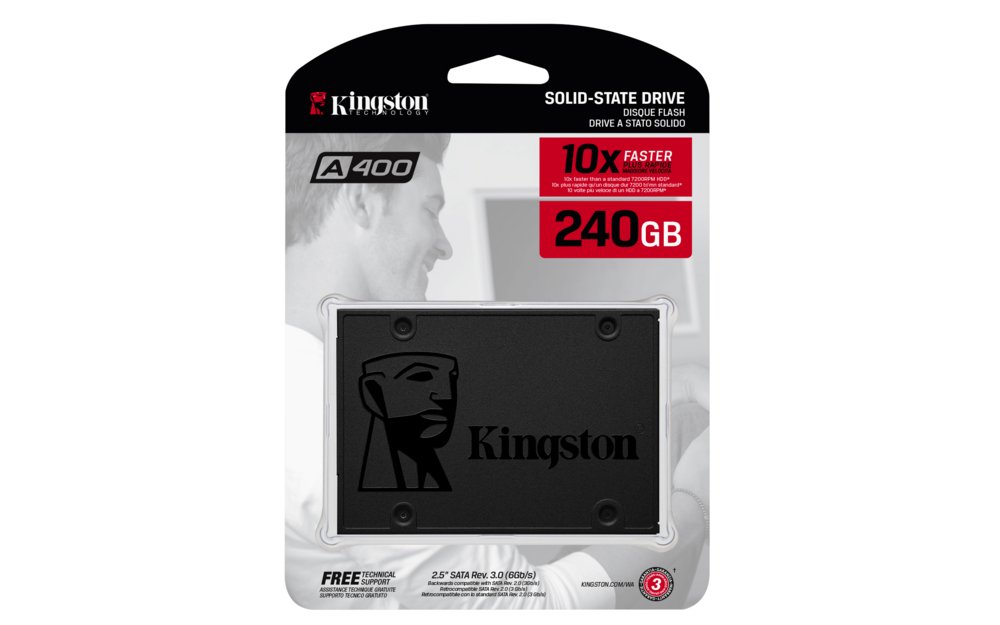 Kingston Technology A400 2.5″ 240 GB SATA III TLC – 3