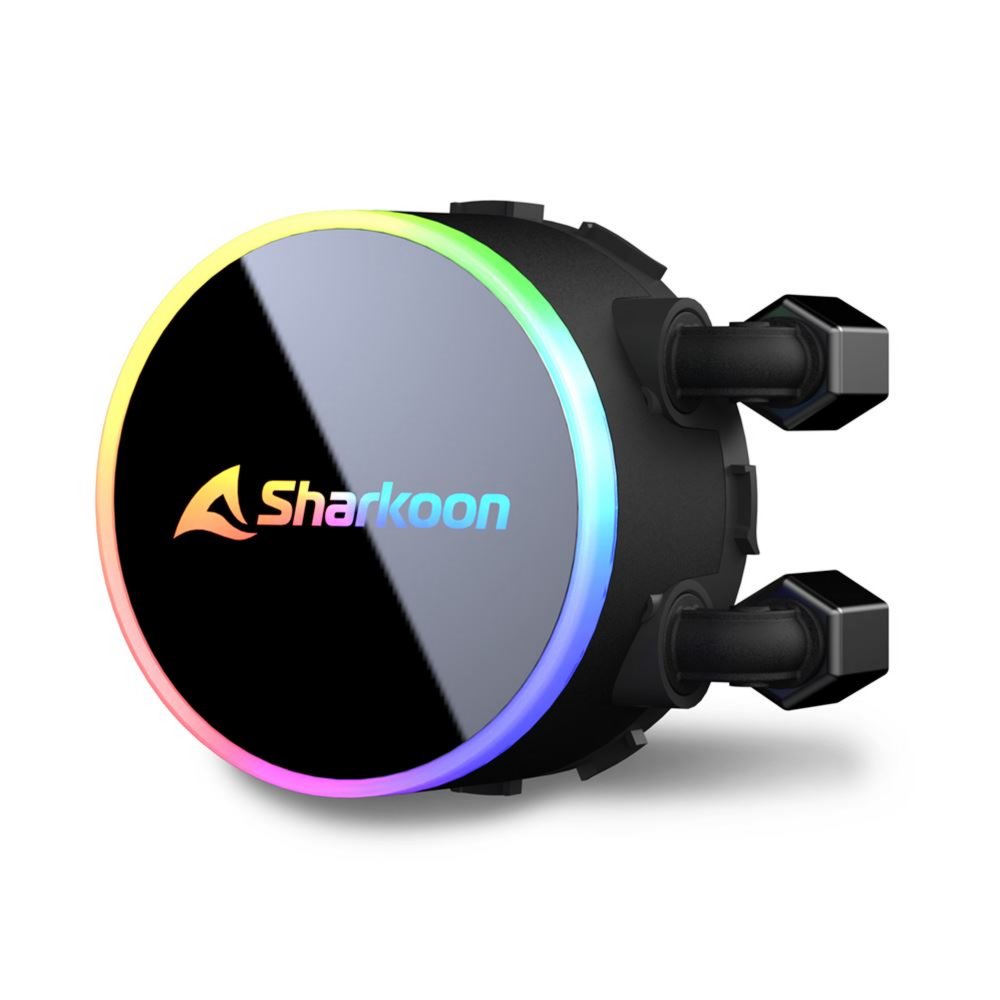 Sharkoon S70 rgb Computer behuizing, Processor Alles-in-één vloeistofkoeler 12 cm Zwart 1 stuk(s) – 11