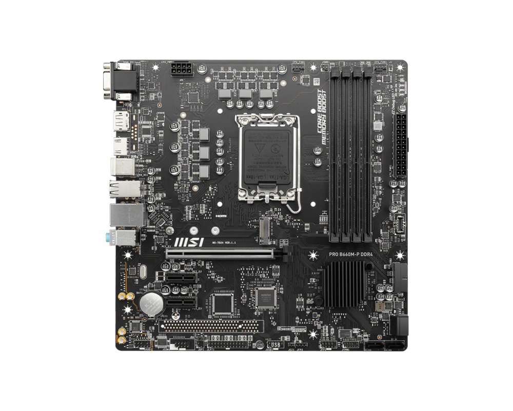 MSI PRO B660M-P DDR4 moederbord Intel B660 LGA 1700 micro ATX – 1