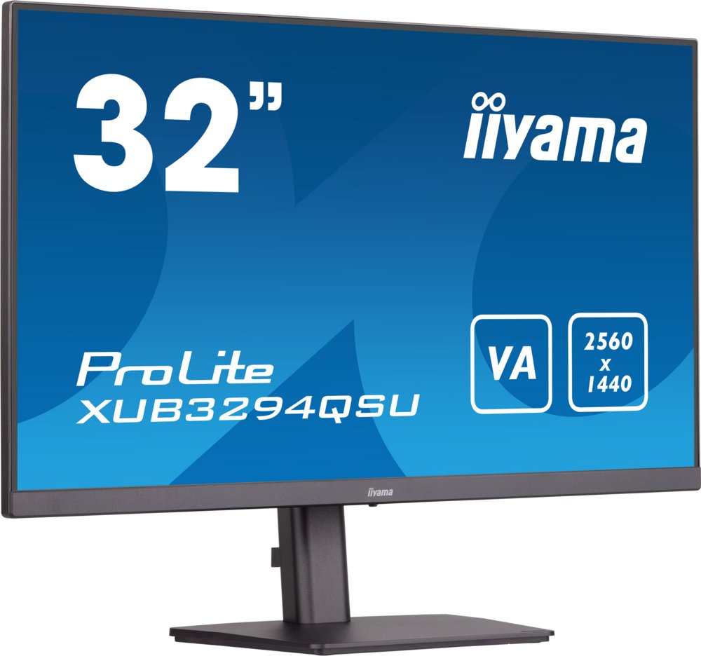 iiyama ProLite XUB3294QSU-B1 computer monitor 80 cm (31.5″) 2560 x 1440 Pixels Wide Quad HD LCD Zwart – 2