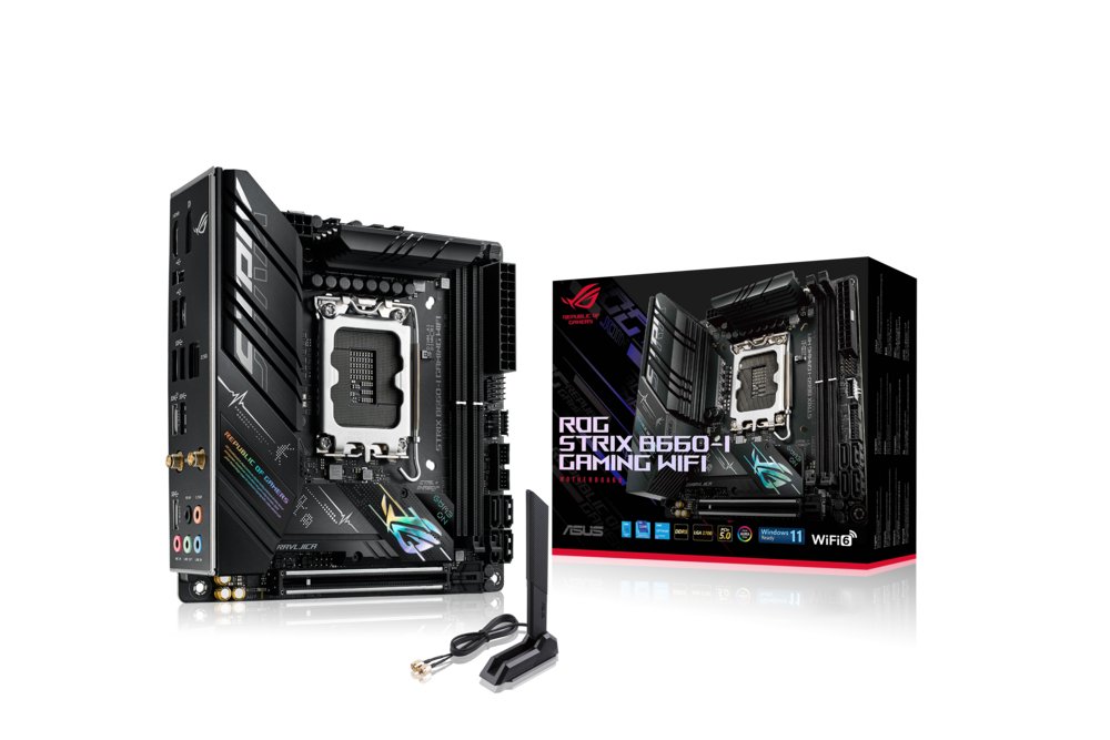 ASUS ROG STRIX B660-I GAMING WIFI Intel B660 LGA 1700 mini ITX – 6
