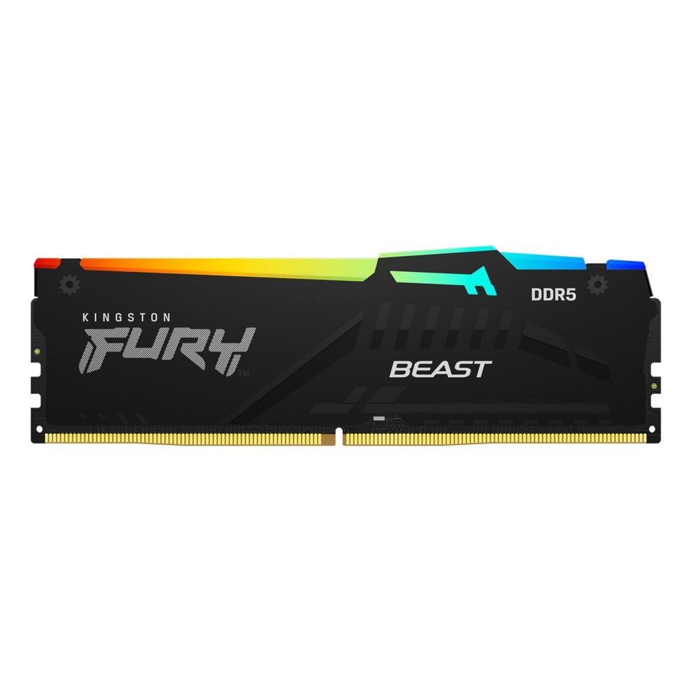Kingston Technology FURY Beast RGB geheugenmodule 16 GB 1 x 16 GB DDR5 4800 MHz – 0