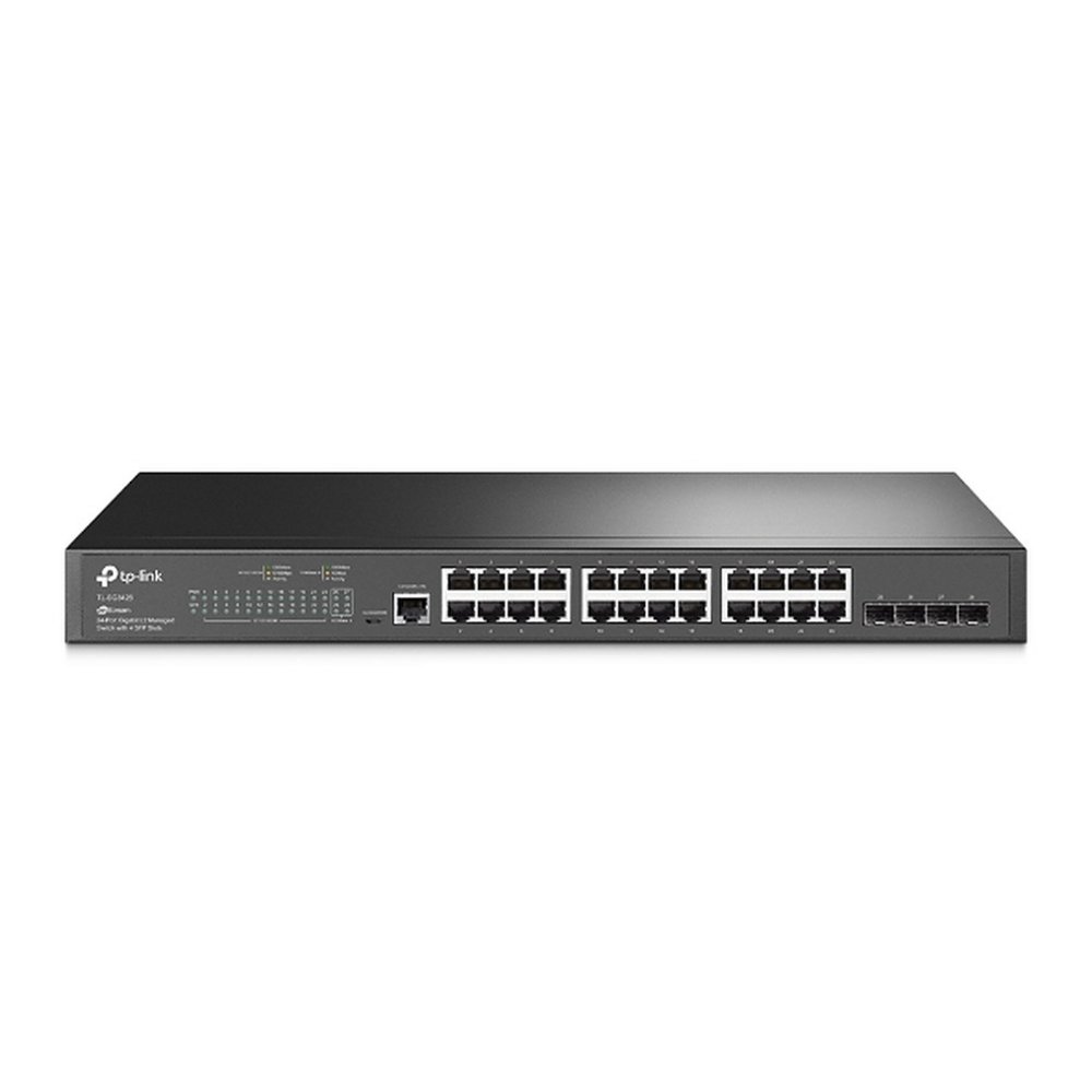 TP-Link TL-SG3428 netwerk-switch Managed L2 Gigabit Ethernet (10/100/1000) 1U Zwart – 0