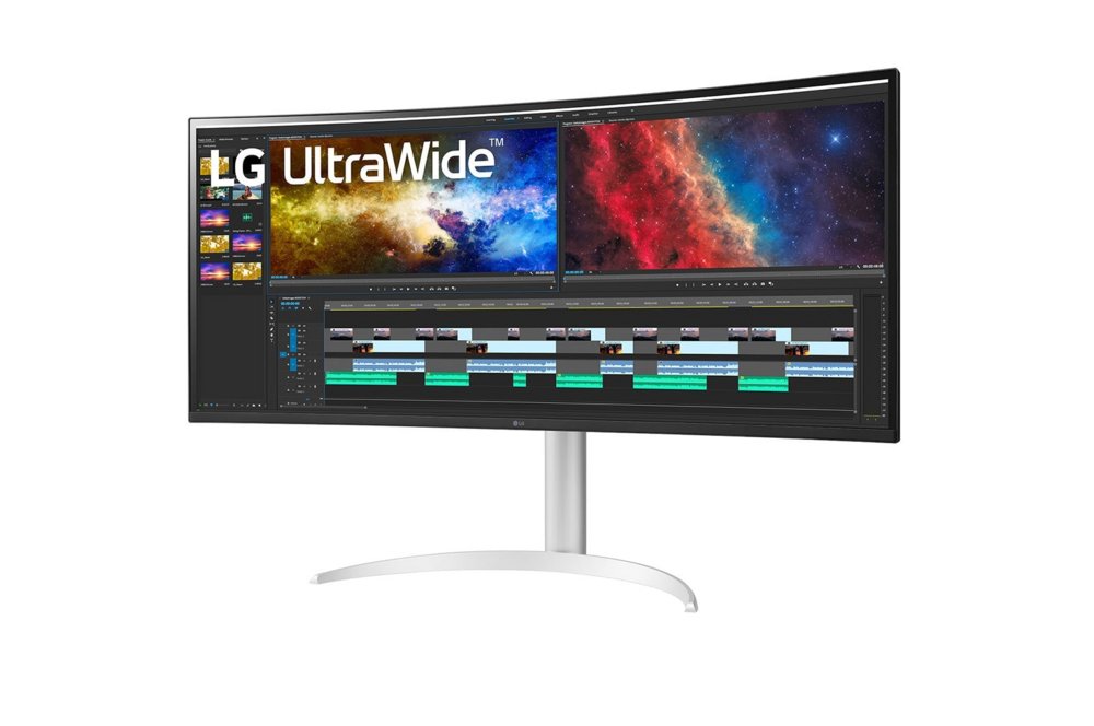 LG 38WP85C-W 96,5 cm (38″) 3840 x 1600 Pixels UltraWide Quad HD+ LED Wit – 1