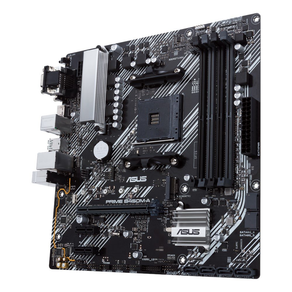 ASUS PRIME B450M-A II AMD B450 Socket AM4 micro ATX – 4