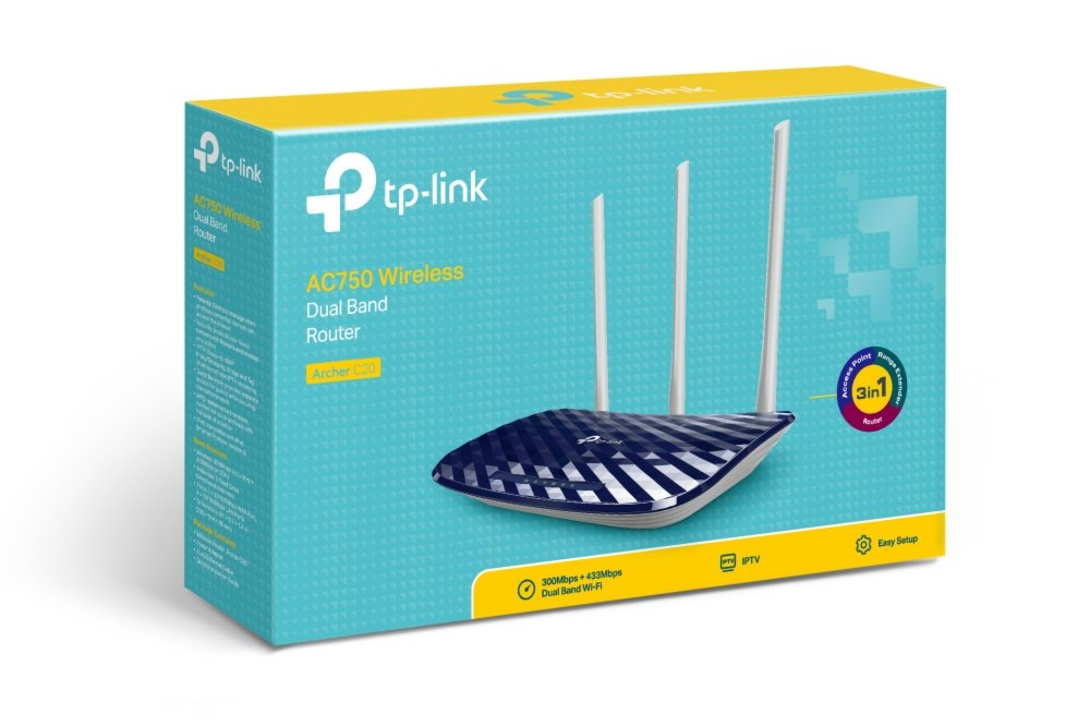 TP-LINK AC750 draadloze router Fast Ethernet Dual-band (2.4 GHz / 5 GHz) Zwart, Wit – 3