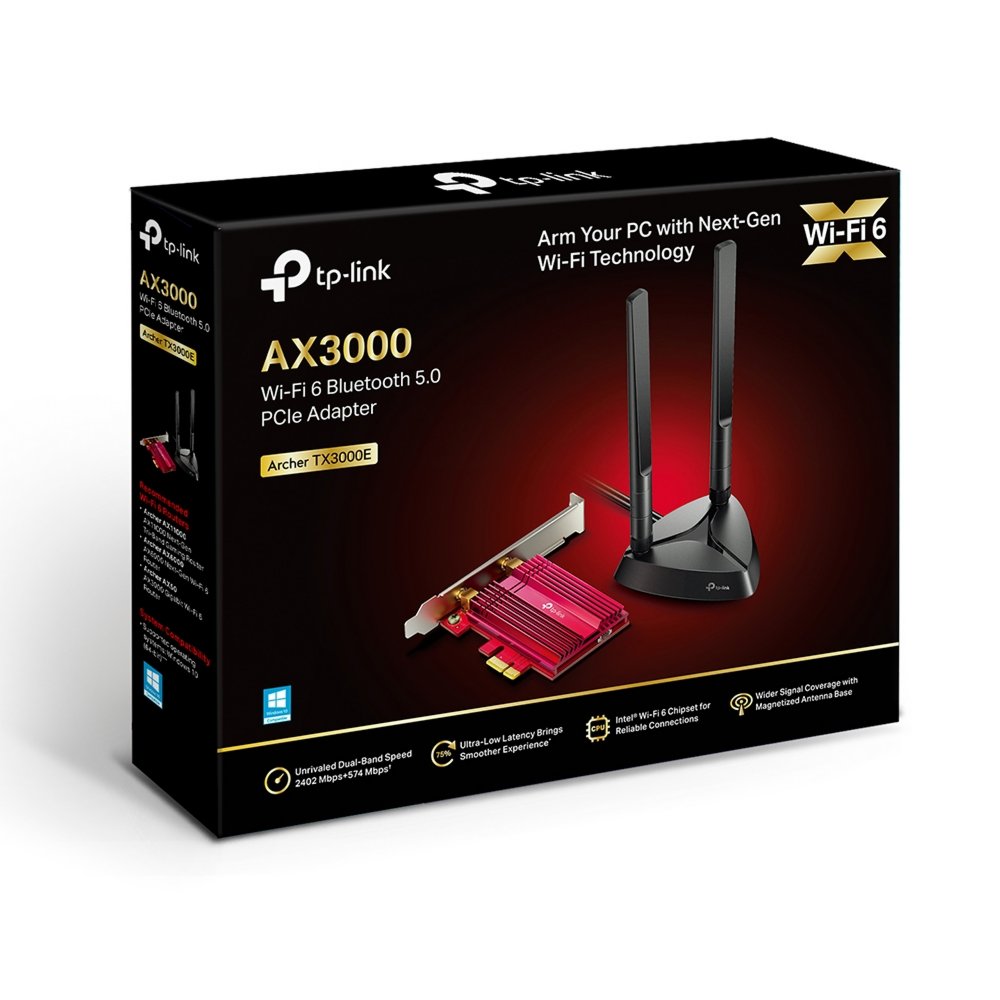 TP-Link Archer TX3000E Intern WLAN / Bluetooth 2402 Mbit/s – 2