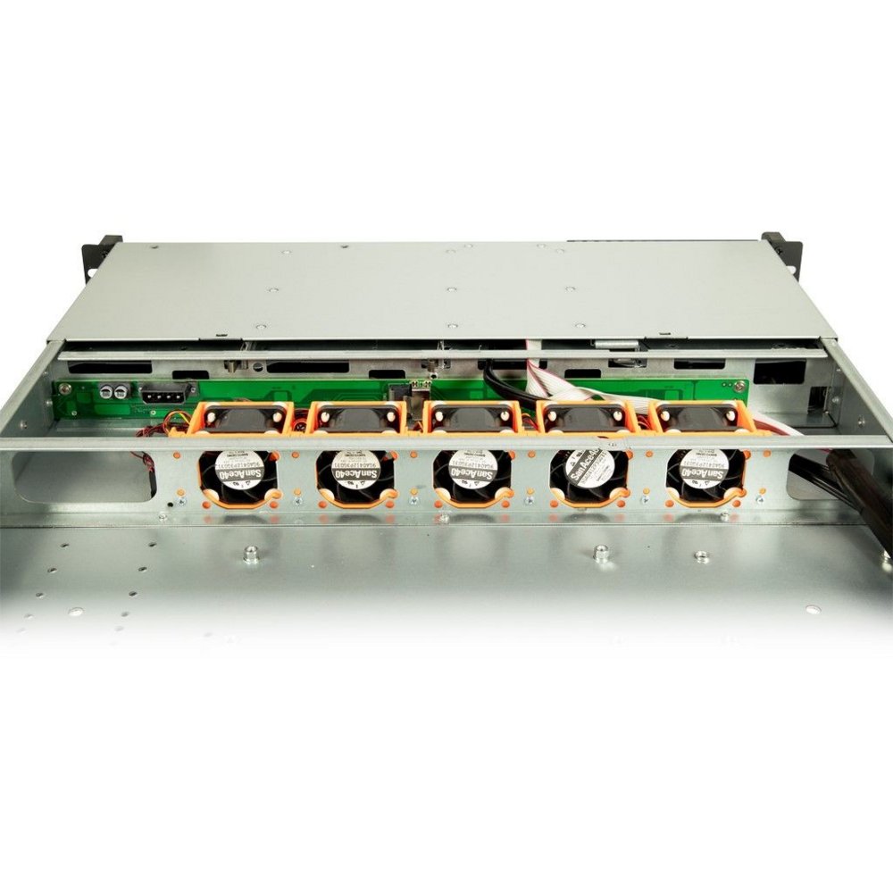 Inter-Tech IPC 1U-1404 Rack Zwart, Roestvrijstaal – 1