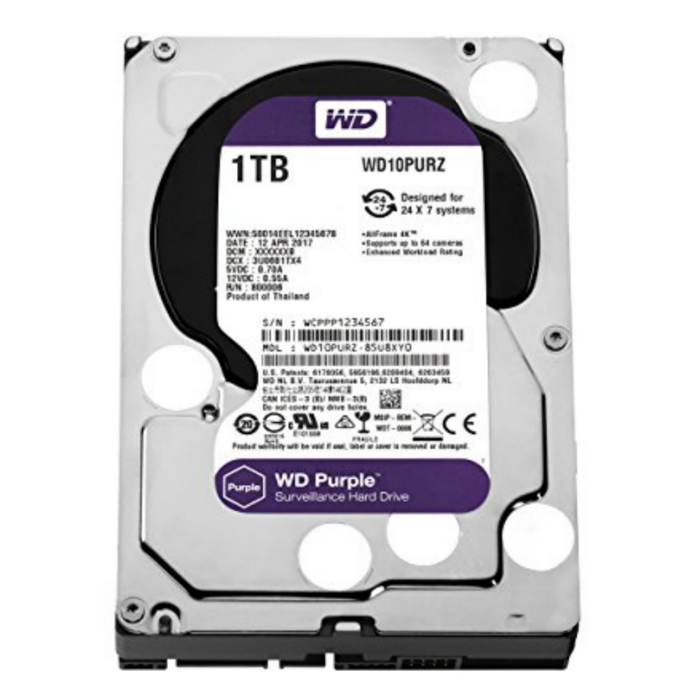 Western Digital Purple 3.5″ 1000 GB SATA III – 0