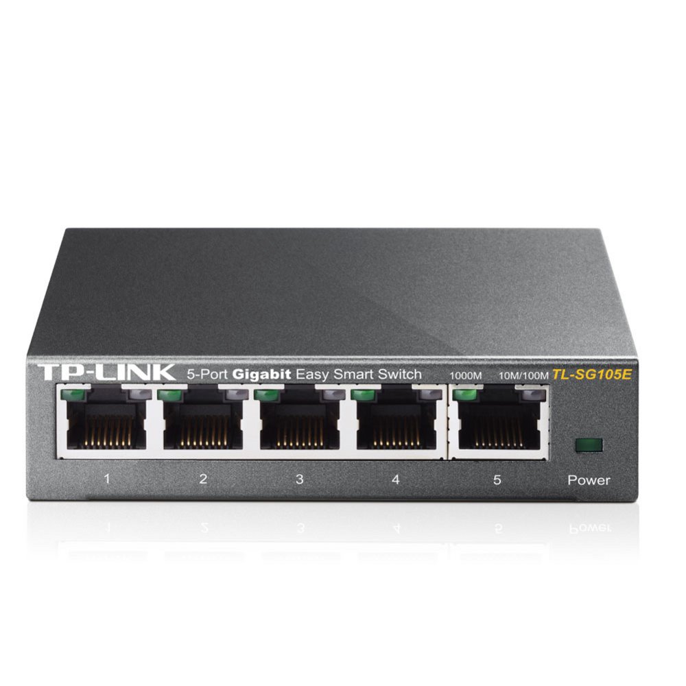 TP-LINK TL-SG105E L2 Gigabit Ethernet (10/100/1000) Zwart – 0