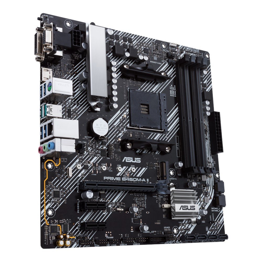 ASUS PRIME B450M-A II AMD B450 Socket AM4 micro ATX – 3