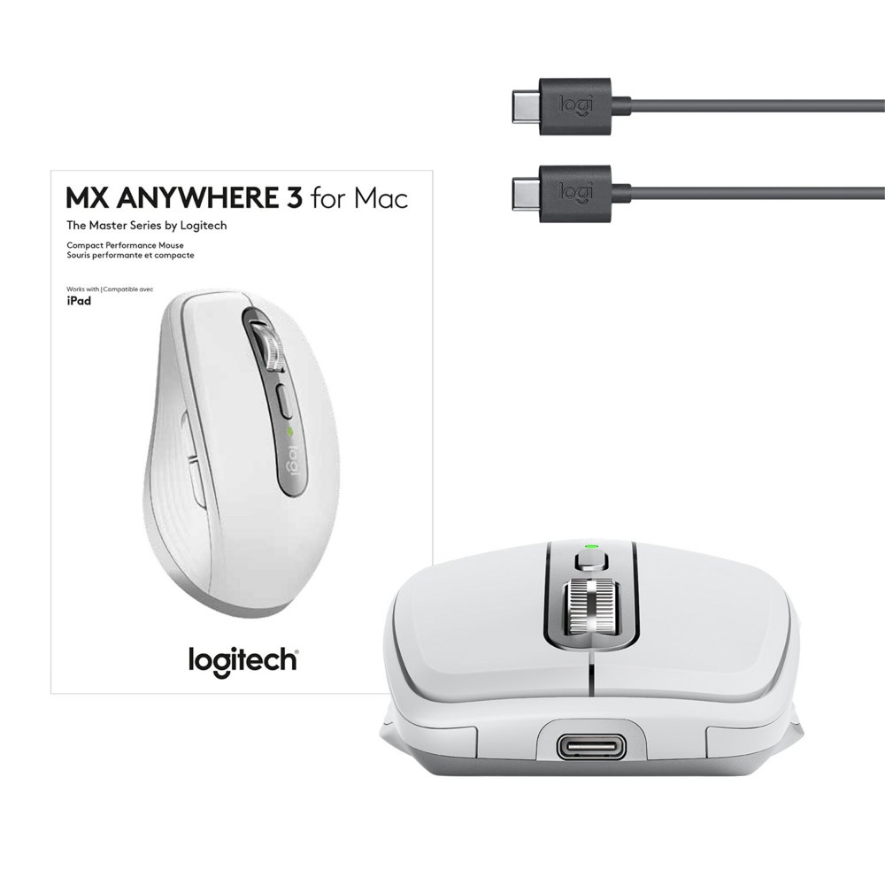 Logitech MX Master 3 Anywhere Wireless Mouse White – 13