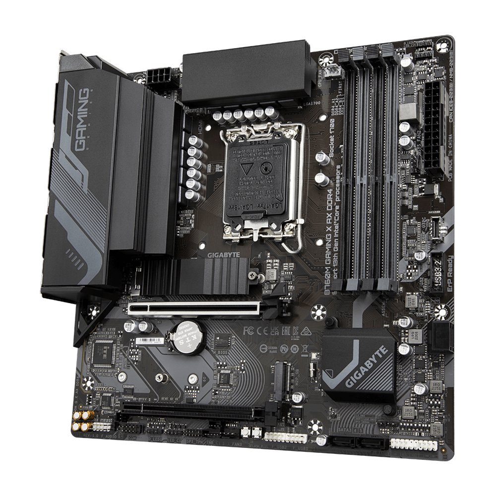 Gigabyte B760M GAMING X AX DDR4 moederbord Intel B760 LGA 1700 micro ATX – 0