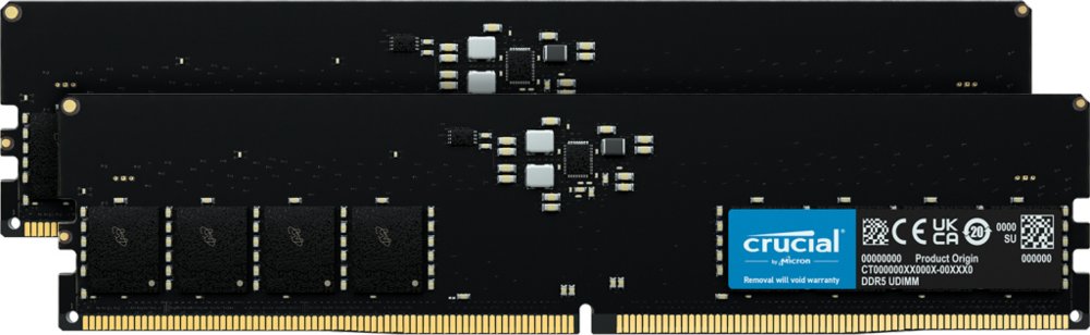Crucial CT2K16G48C40U5 geheugenmodule 32 GB 2 x 16 GB DDR5 4800 MHz – 0