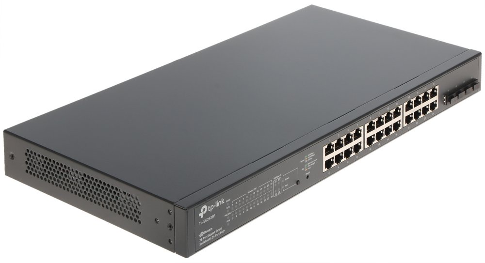 TP-LINK TL-SG2428P netwerk-switch Gigabit Ethernet (10/100/1000) Power over Ethernet (PoE) Zwart – 0