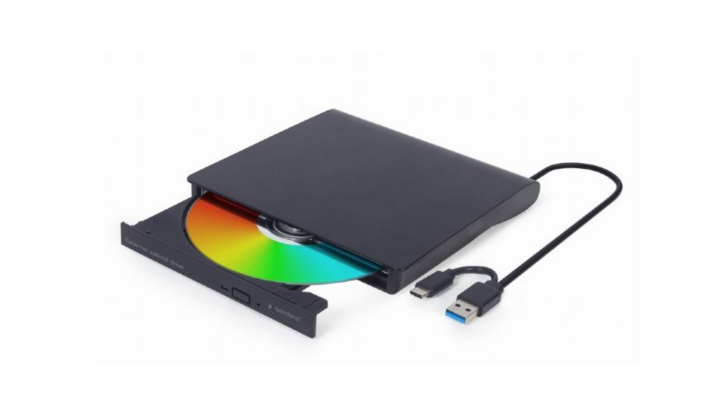 Gembird DVD-USB-03 Externe USB CD/DVD brander/speler USB C – 0