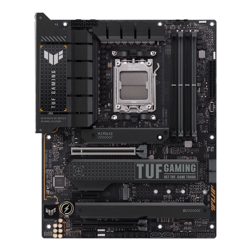 ASUS TUF GAMING X670E-PLUS AMD X670 Socket AM5 ATX – 0