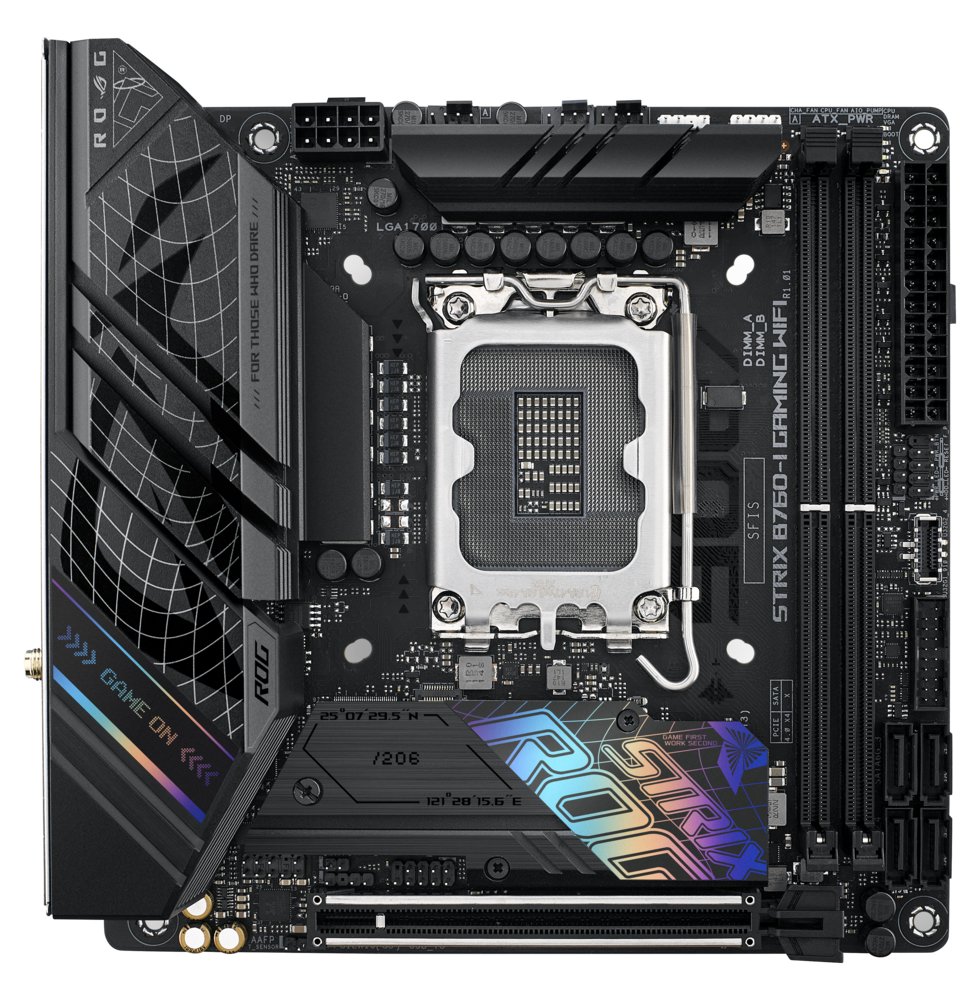 ASUS ROG STRIX B760-I GAMING WIFI Intel B760 LGA 1700 mini ITX – 3