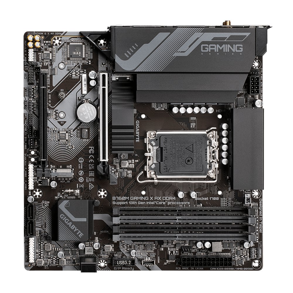 Gigabyte B760M GAMING X AX DDR4 moederbord Intel B760 LGA 1700 micro ATX – 3