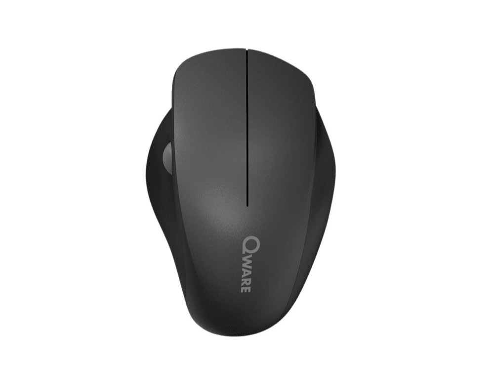 QWARE Wireless Mouse Luton Zwart – 0