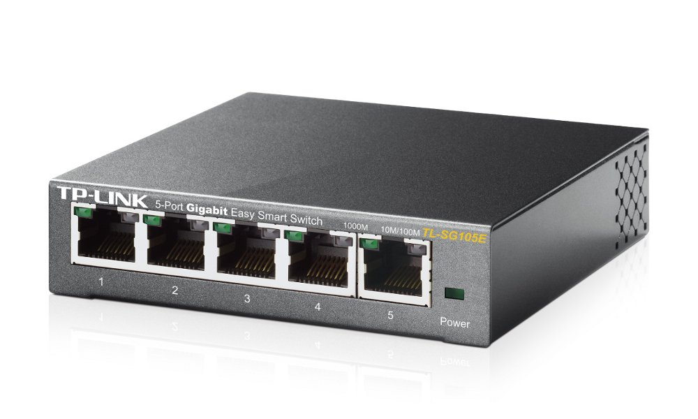 TP-LINK TL-SG105E L2 Gigabit Ethernet (10/100/1000) Zwart – 2