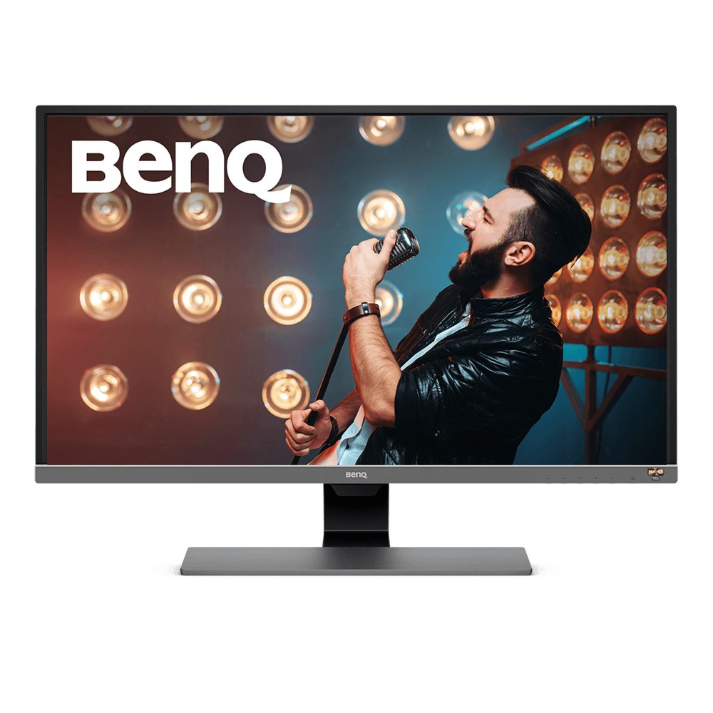 BenQ/ EW3270U 80 cm (31.5″) 3840 x 2160 Pixels 4K Ultra HD LED Zwart, Grijs, Metallic – 1