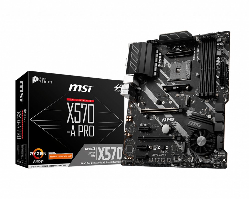 MSI X570-A PRO Socket AM4 ATX AMD X570 – 0