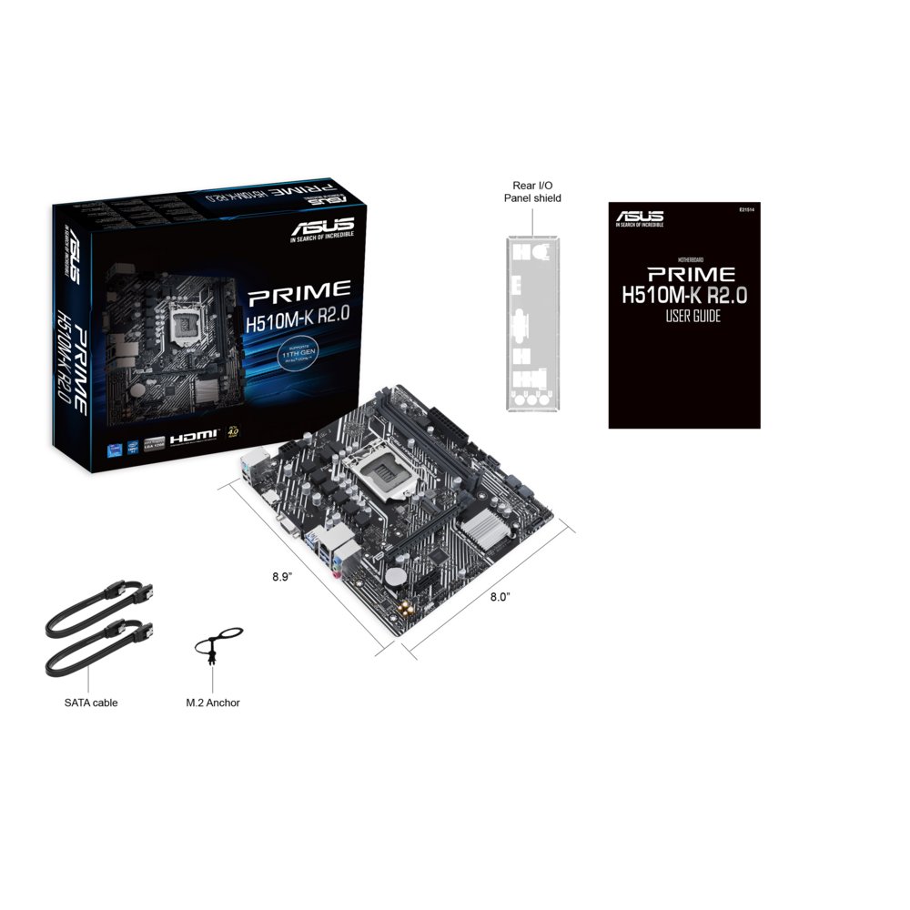 ASUS PRIME H510M-K R2.0 Intel H470 LGA 1200 (Socket H5) micro ATX – 2