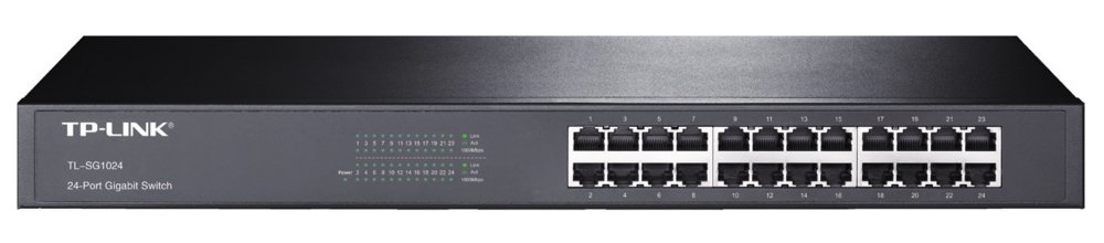 TP-LINK TL-SG1024 Unmanaged Gigabit Ethernet (10/100/1000) Zwart – 0