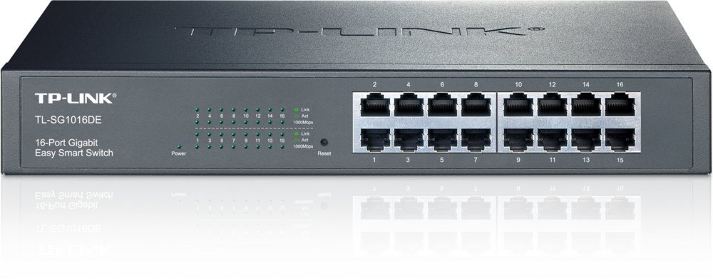 TP-LINK TL-SG1016DE Managed L2 Gigabit Ethernet (10/100/1000) Zwart – 0